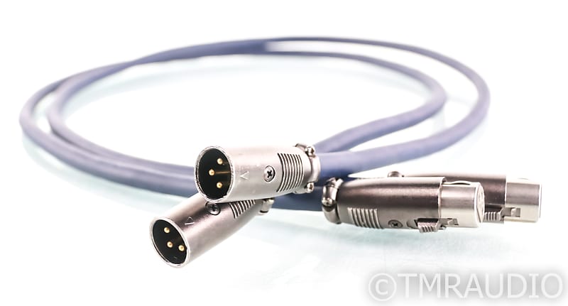 AudioQuest Lapis X3 Hyperlitz XLR Cable; 1m Pair Balanced Interconnects