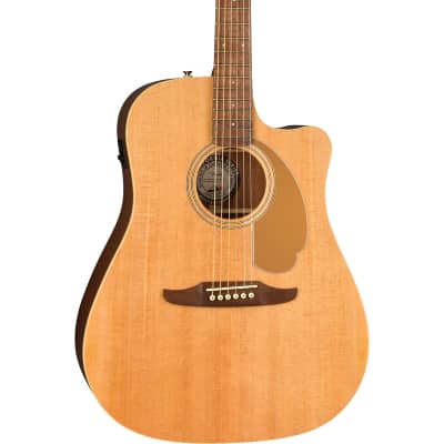 Fender California Redondo Player Acoustic-Electric Guitar Natural image 5