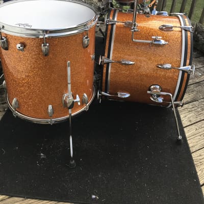 1966 Slingerland Drum kit with Extra 15” Floor Tom! image 5