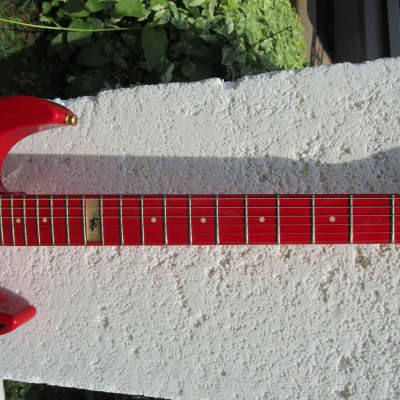 Fernandes LA-85 KK Guitar, 1990's, Red, Coil Tap, Gig Bag Fernandes LA-85 KK Guitar, 1990's, Red, Coil Tap, Gig Bag