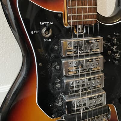 Teisco ET-440 Spectrum 4 Sunburst image 8