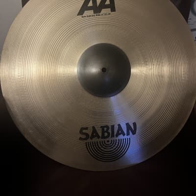 Sabian 21" AA Raw Bell Dry Ride Cymbal image 1