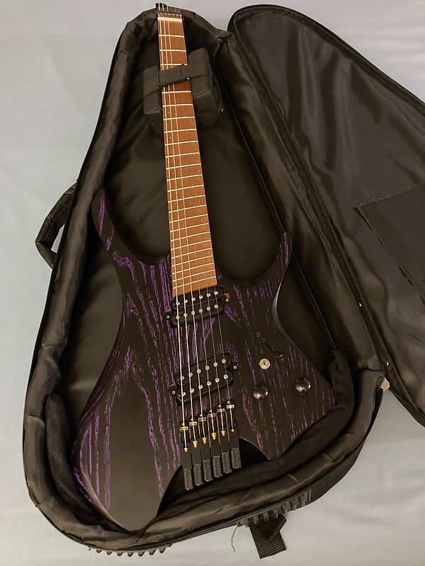 大人気新品セール ブ Guitar Headless NK 2022 Birds Maple Baked Near-New Purple ギター