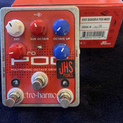 JHS Micro Pog Quadra Pog Mod エレハモ マイクロポグ JHS/Electro Harmonix Micro Pog Effect Pedal w/Quadra Pog Mod