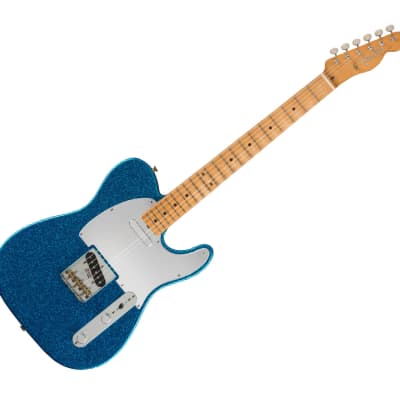 Used Fender J Mascis Telecaster - Bottle Rocket Blue Flake w/ Maple FB for sale