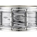 Pearl Music City Custom Reference 13"x6.5" Snare Drum, #416 Black N White Oyster  RF1365S/C416