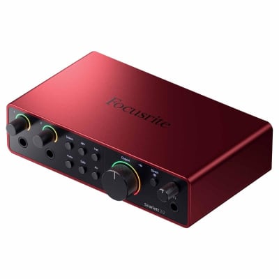 Focusrite Scarlett 2i2 4th Gen 2-in 2-out USB Music Audio Recording Interface image 2
