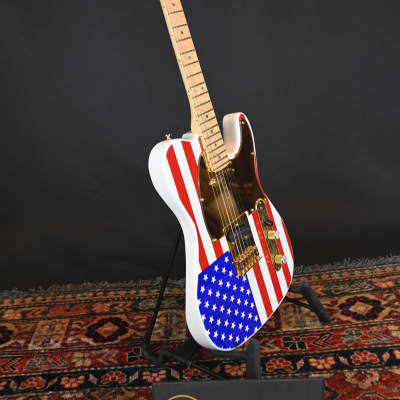 American Flag Telecaster Style Body with Licensed Fender Neck by Mighty Mite USA image 8