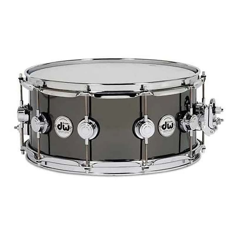 DW Collector's Series Black Nickel Over Brass 5.5x14" Snare Drum image 1