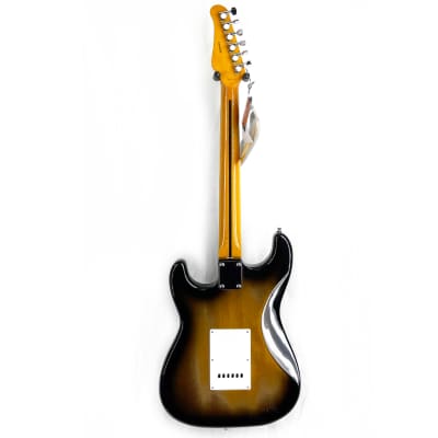 (B Stock) Oscar Schmidt OS-300-TS Strat Style Electric Guitar - Tobacco Sunburst image 2