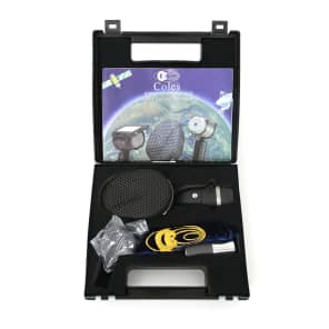Coles 4038 Ribbon Mic with pouch, mount, XLR  adaptor and case image 2