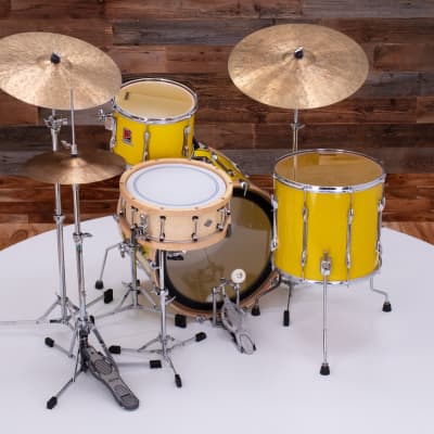 PREMIER RESONATOR 3 PIECE DRUM KIT, DECO YELLOW, (PRE-LOVED) | Reverb