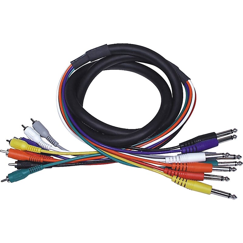 Hosa CPR-802 RCA-1/4" 8-Channel Recording Snake  6.6 ft. image 1
