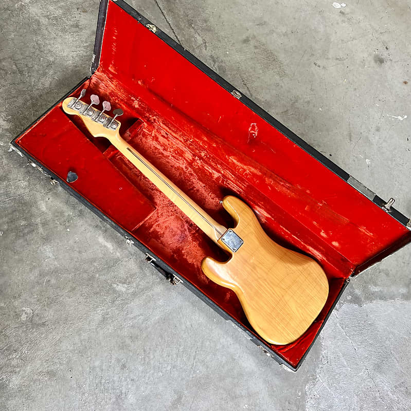 Fender Precision Bass 1976 Natural original vintage USA P | Reverb