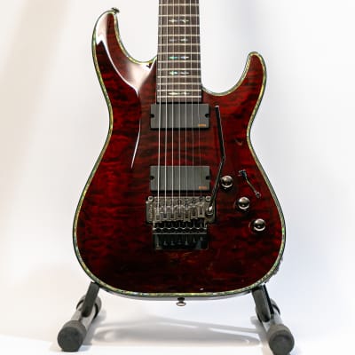 Schecter Hellraiser AD-C-7-FR-HR - Diamond Series 7-String Guitar - Black Cherry image 1