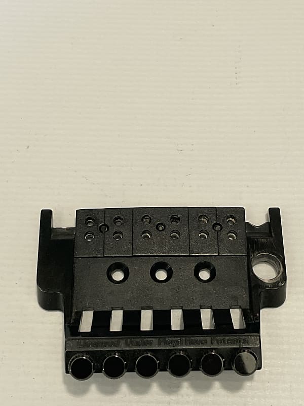 1980's Japan Ibanez RG550 Black Original Edge Tremolo Base Plate Modified image 1