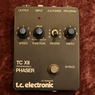 ベース tc electronic TC XII B/K PHASER TC Electronic TC XII Programmable Phaser B/K Rare Vintage