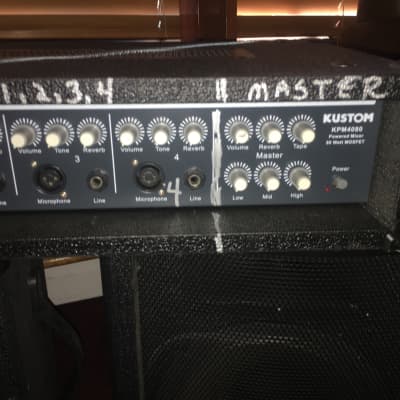 Kustom KPM 4080 PA system + speaker image 1