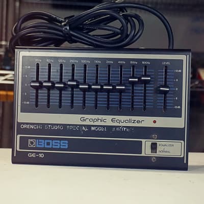 BOSS GE-10 Graphic Equalizer ビンテージエフェクター Boss GE-10 Graphic Equalizer Vintage 10-Band EQ Made in