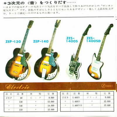 Lafayette Guyatone Zenon 1966? Electric Guitar 2 Pickup Two Tone Green  Japan Rare image 22