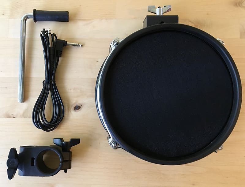 NEW Alesis SURGE 8 Inch Dual Zone Mesh Drum Pad Expansion Set: Pad,Clamp,L-Rod &10ft Cable image 1