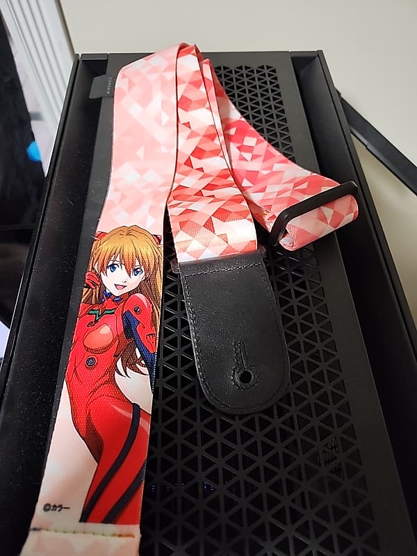 Kyoritsu Evangelion Asuka Guitar Strap EVASRM02 | Reverb