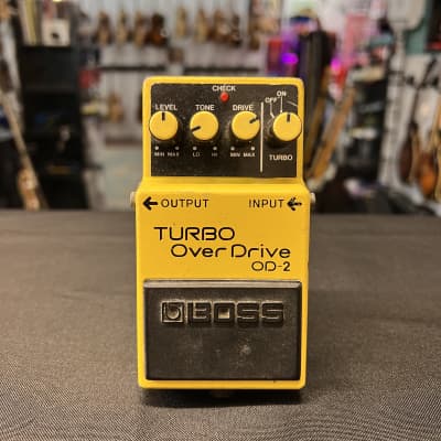Boss OD-2 [Turbo Over Drive] Made in Japan Vintage (Black | Reverb