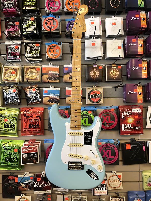 Fender Vintera 50’s Stratocaster Modified 2020s - Daphne Blue image 1
