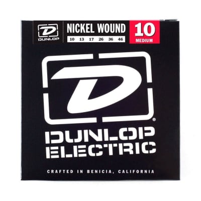 Dunlop Nickel Wound Electric Guitar Strings 10-46 for sale