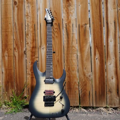 Schecter Diamond Series Prototype B-1FR/S Neck Thru | Reverse Burst | 6-String Electric Guitar image 2