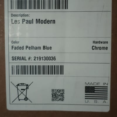 Gibson Les Paul Modern 2023 - Faded Pelham Blue image 12
