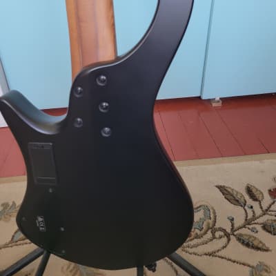 Ibanez EHB1005MS-BKF Ergonomic Headless 5-String Bass 2020 - Black Flat image 1