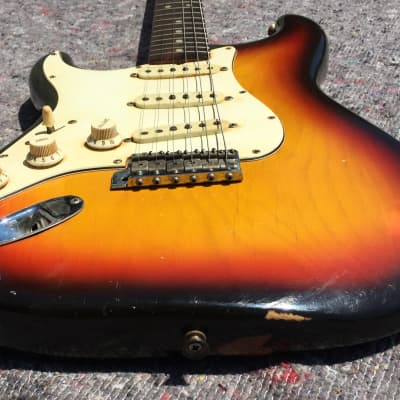 Fender Stratocaster Lefty 1965 Sunburst All original Rare ! image 18