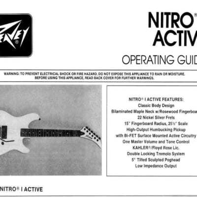 USA Peavey Nitro I Active 1988 - White image 25