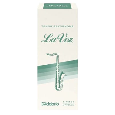 D'Addario La voz médium soft - boite de 5 anches saxophone ténor image 2