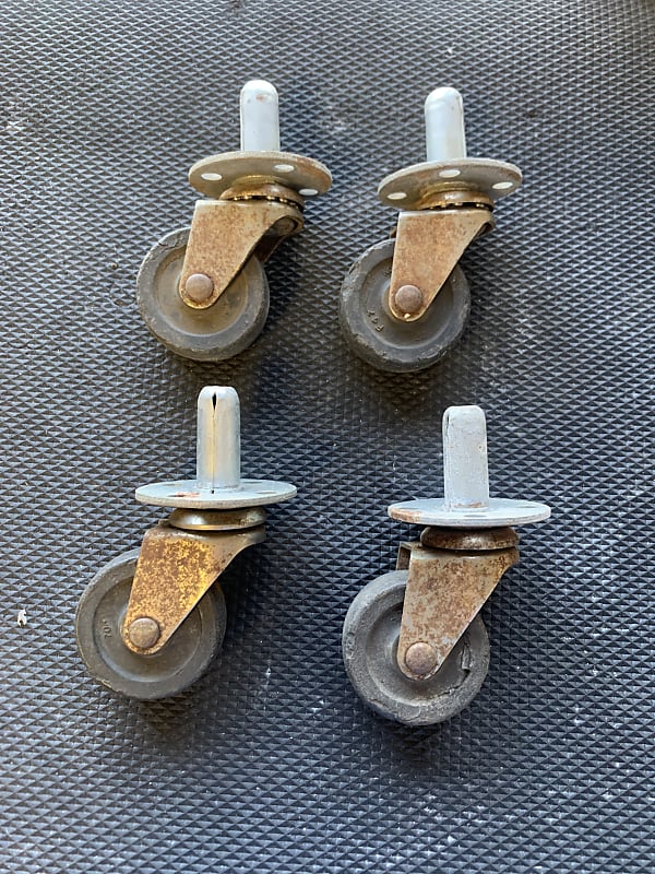 1960's Fender Guitar Amp Casters Set A14 No.9 Reverb