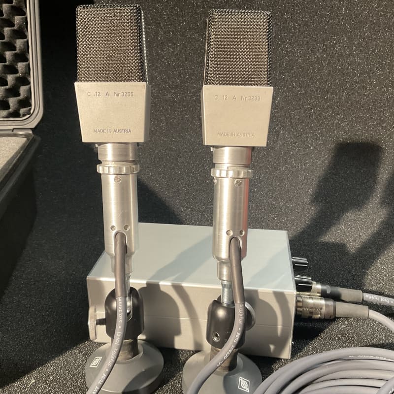 AKG C12A STEREO SET MIKROPHON MATCHED VINTAGE