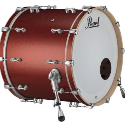 Pearl Music City Custom Reference Pure 24"x14" Bass Drum MATTE WHITE MARINE PEARL RFP2414BX/C422 image 11
