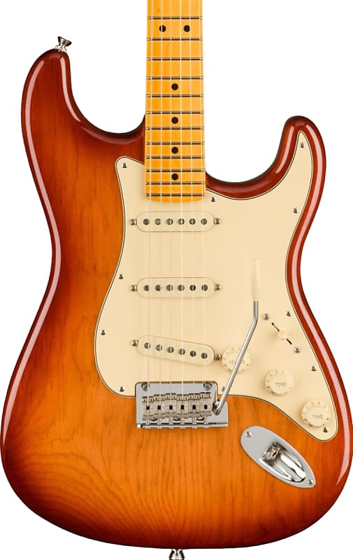 Fender American Professional II Stratocaster Maple Fingerboard, Sienna Sunburst image 1