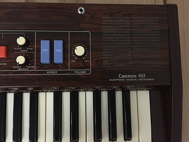 Vintage Casio Casiotone 403 Analog Synthesizer Keyboard *Fat Vintage Casio Casiotone 403 Analog Synthesizer Keyboard *Fat