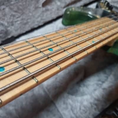 2018 Bacchus Exotic Wood Custom Woodline 517 Japan Handmade Series 5 String Bass image 7