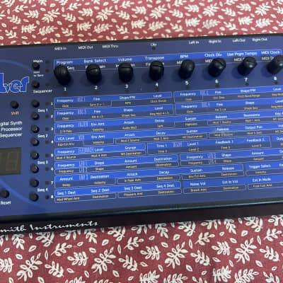 Dave Smith Instruments Evolver Desktop Monophonic Synthesizer 2002 - 2016 - Blue