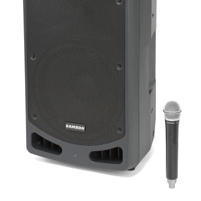Samson Expedition XP312W-K 12" Portable PA Rechargeable Speaker w/Bluetooth+Mic image 2