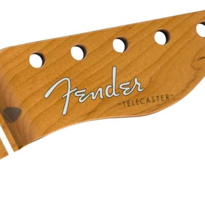 Fender Roasted Maple Vintera Mod '50's Telecaster Neck, 9.5" Radius, "V" Shape image 3