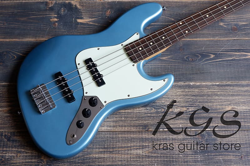 Grass Roots G-JB-55R LPB Jazz Bass 2012 Lake Placid Blue