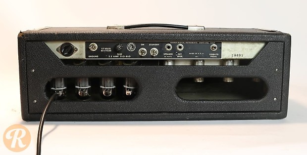 Fender Dual Showman "Drip Edge" 2-Channel 85-Watt Guitar Amp Head 1968 - 1970 image 3