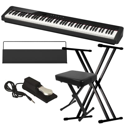 Casio Privia PX-S1100 Digital Piano - Black KEY ESSENTIALS BUNDLE