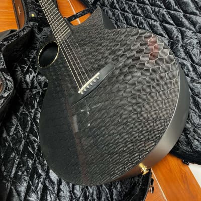 Enya Carbon Fiber Acoustic Electric Guitar X4 Pro 41' with Hard Case image 23
