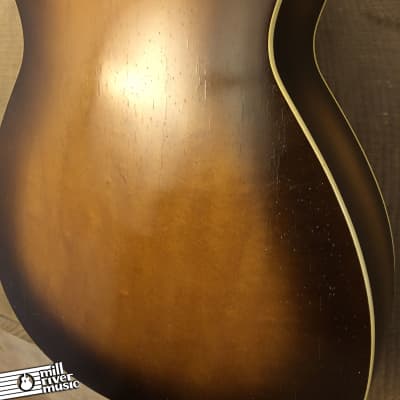 Dobro Deluxe Wood Body Resonator Acoustic Guitar Sunburst 1993 w/ HSC image 16
