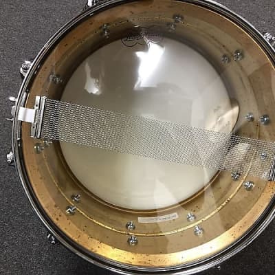 Ludwig LB484R Raw Brass Phonic 8x14" Snare Drum w/ Imperial Lugs image 10